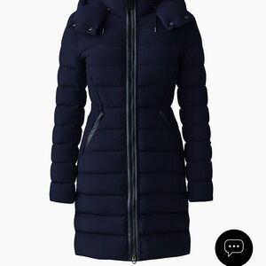 Mackage Navy Puffer Coat